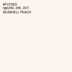 #FCF5ED - Seashell Peach Color Image